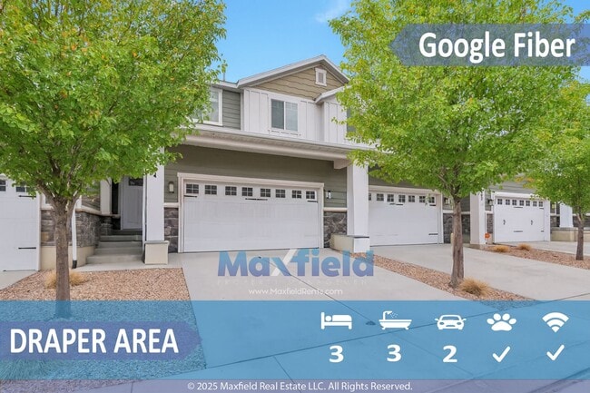 Primary Photo - Pet Friendly - Draper Townhome 3 BD 3 BA 2...