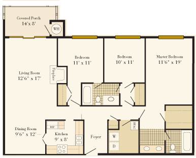 Floorplan - Queens at Granville