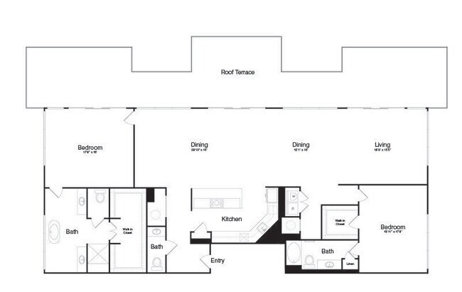 Floorplan - The Katy at Victory Park