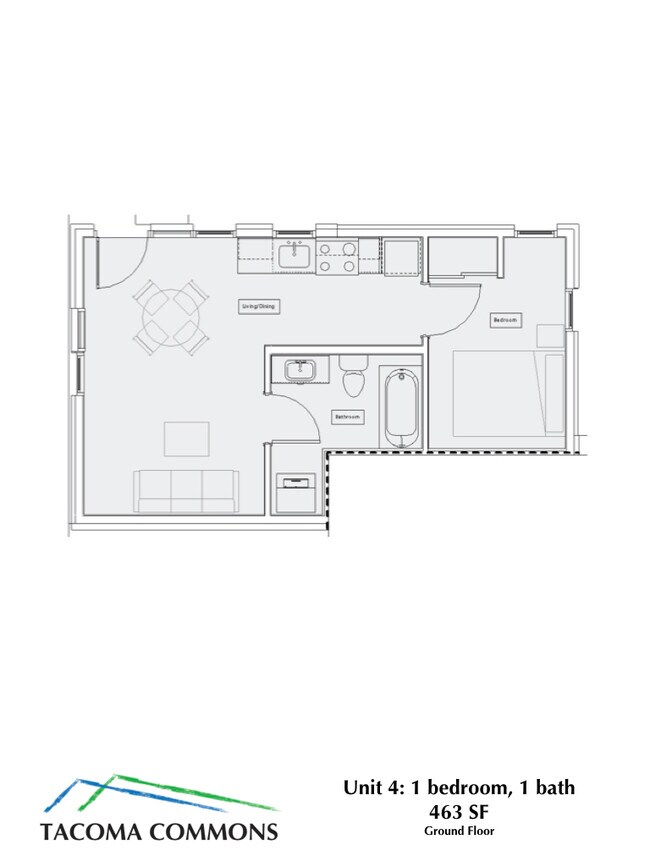 Floorplan - Tacoma Commons