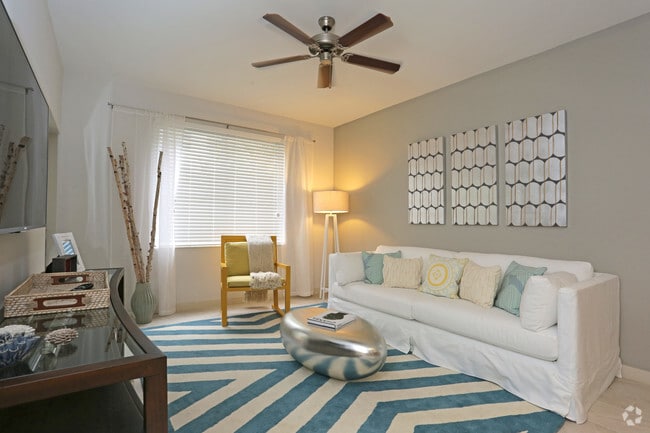 1BD,1BA-Anchor-Living Room - Berkshire Lauderdale By The Sea