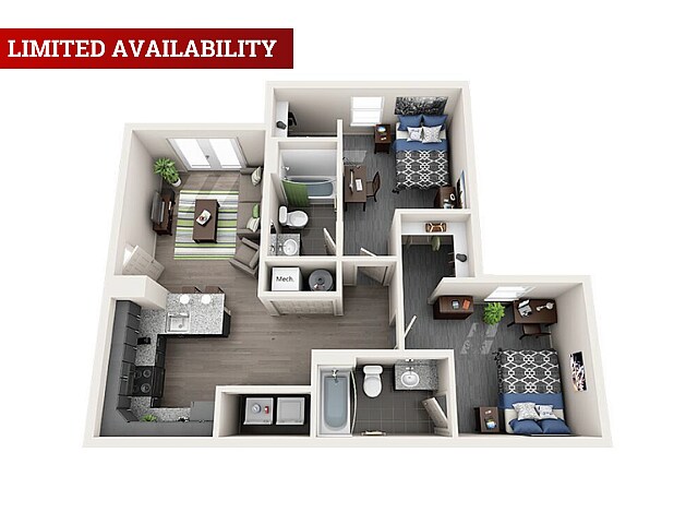 2 Bed x 2 Bath - The Social Edwardsville