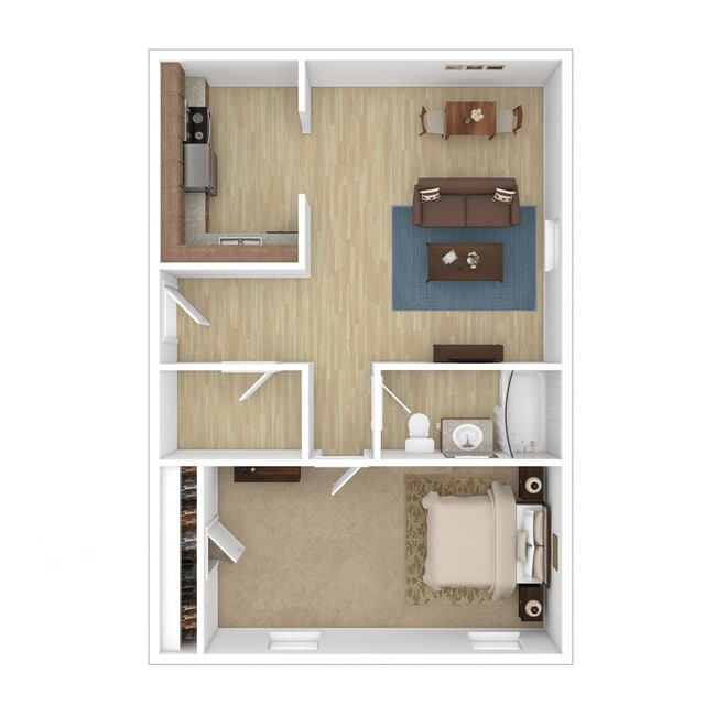 Floorplan - Burlingame Apartments