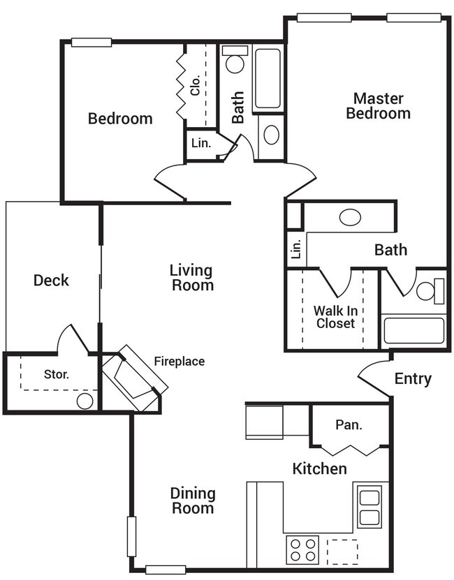 Floorplan - Copper Mill Apartments