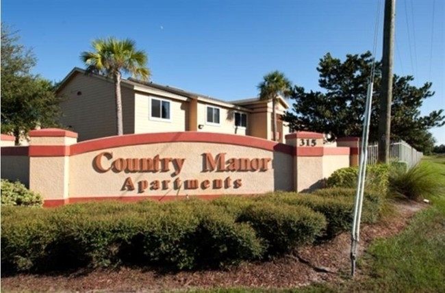 Community Front Sign - Country Manor Apartments