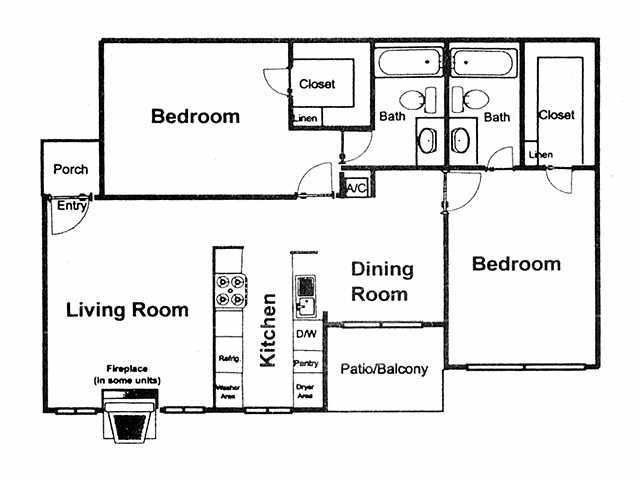 2BR/2BA - Coventry Park
