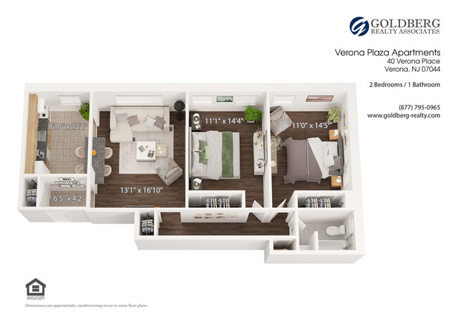 Floorplan - Verona Plaza Apartments