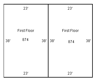 Building Layout with NO garage - Parkwood Duplexes