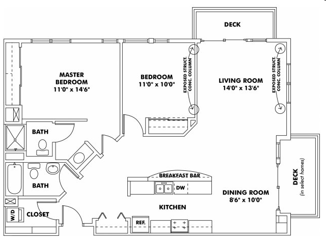 2BR/2BA - Heritage Landing