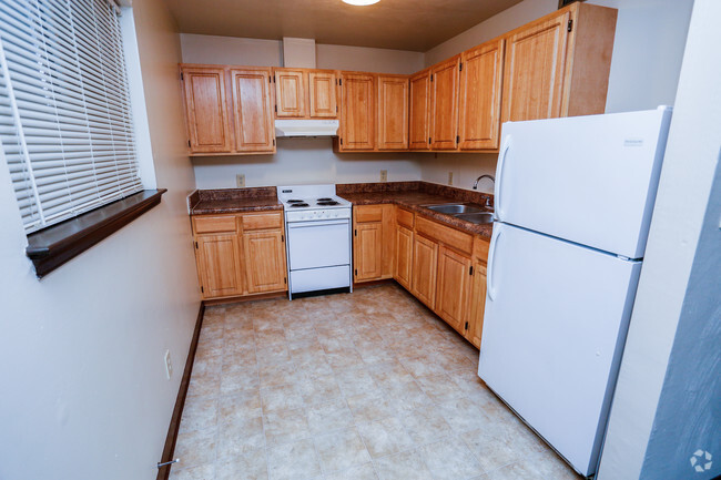 Two Bedroom Kitchen - University Towers