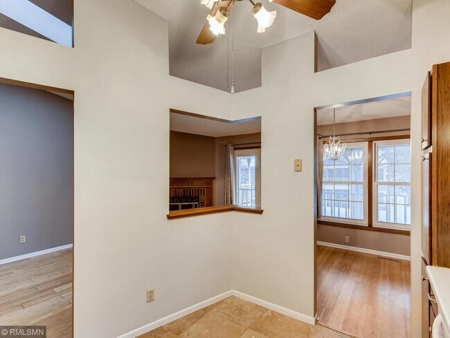 View from kitchen out to the living room - 7301 W 109th St