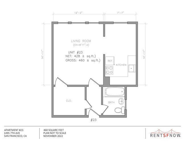 Floorplan - 1495 7th Avenue