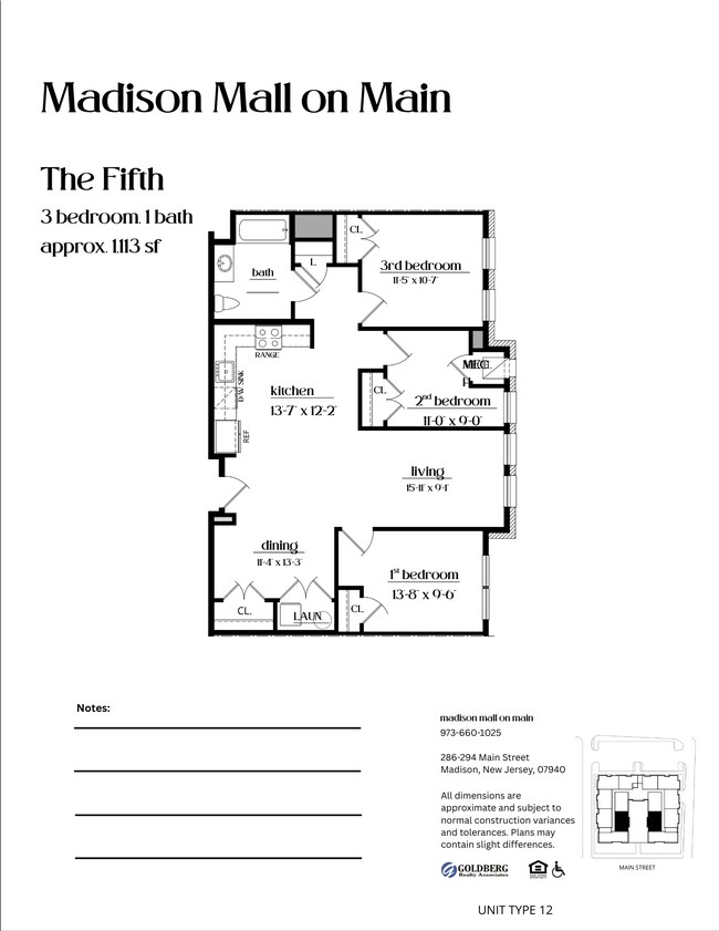 Floorplan - Madison Mall on Main Luxury Apartments