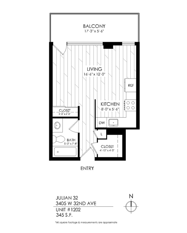 Floorplan - Julian32 at Highlands Square
