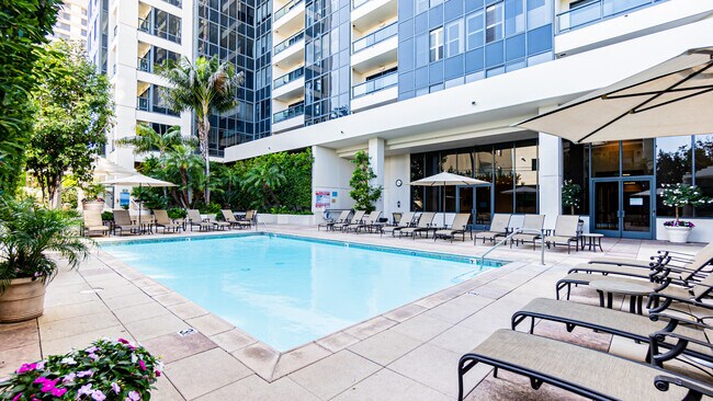 Pool Area - 10724 Wilshire Blvd