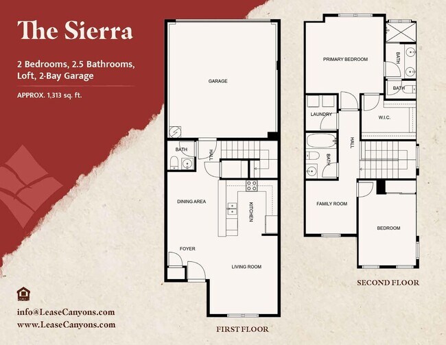 Building Photo - The Sierra - Beautiful 2 Bedroom Luxury Townhome with Loft, 2.5 Bath and Full 2 Car Garage