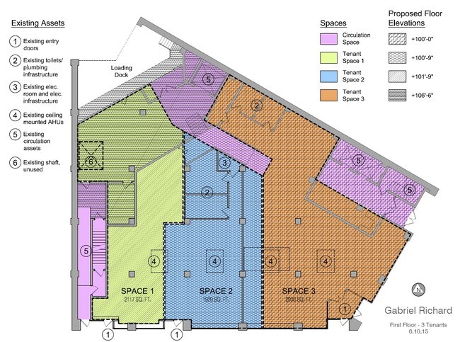 First Floor Plan - The Gabriel Houze