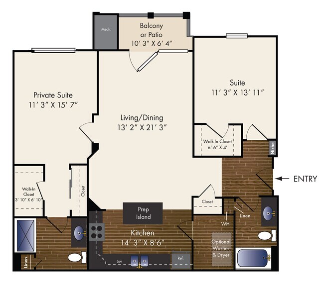 Floorplan - Meridian On Shelbyville