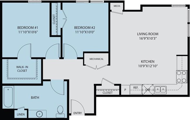 Floorplan - Parsons Village West