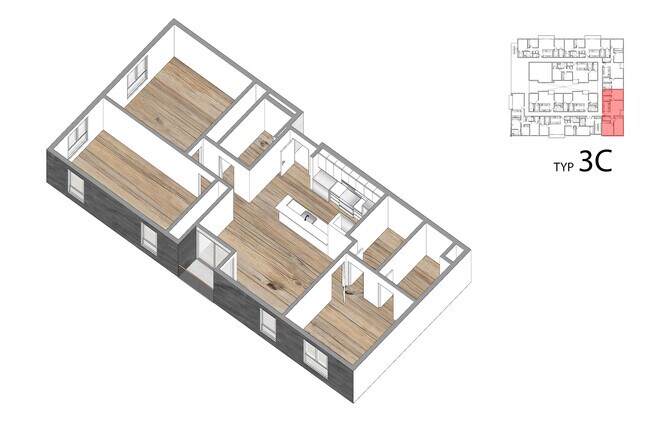 Floorplan - Lido Apartments - 1532 Brockton Ave