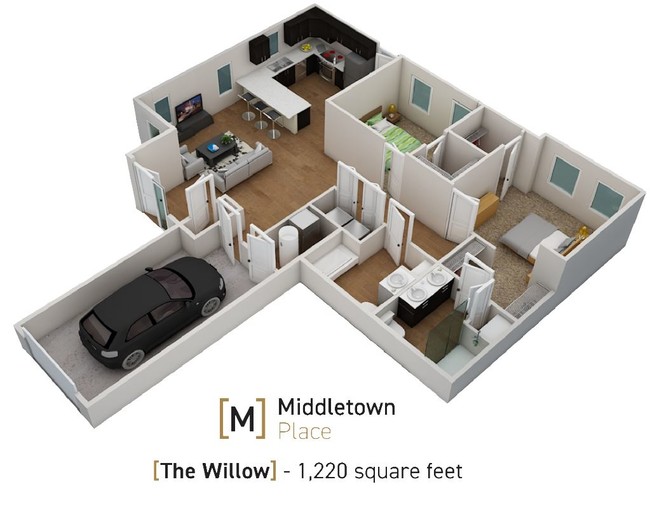 Floorplan - Middletown Place Apartments