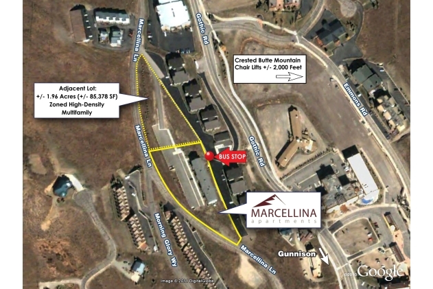 Aerial Photo - Marcellina Apartments