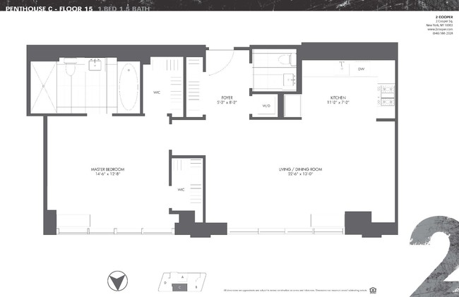 Floorplan - 2 Cooper Square