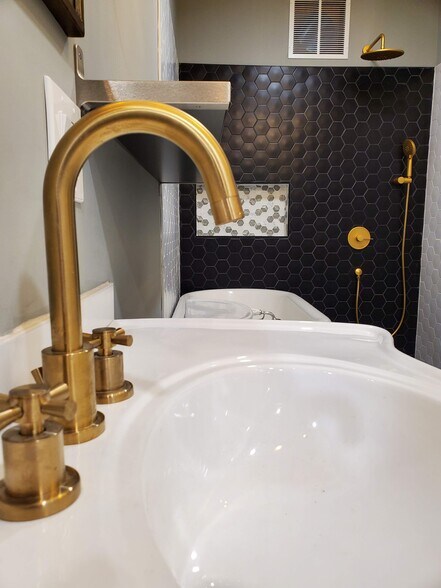 Bathroom sink detail - 579 W. 13th St