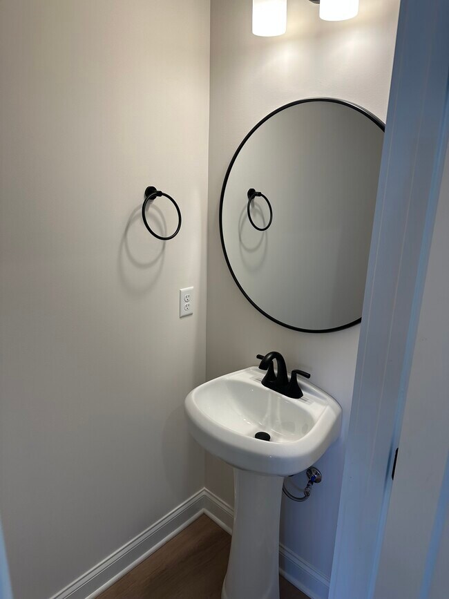 powder room on main level - 200 Raymond St
