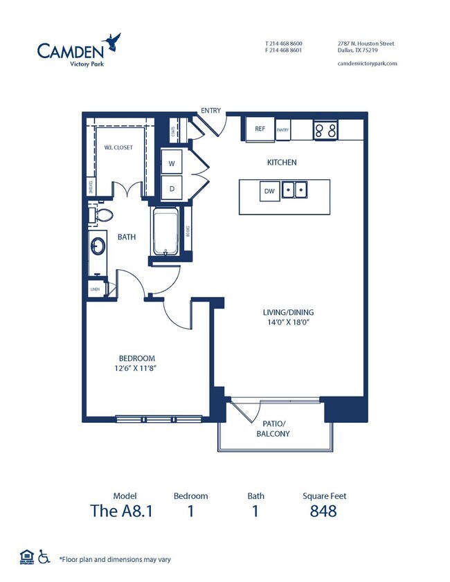 Floorplan - Camden Victory Park