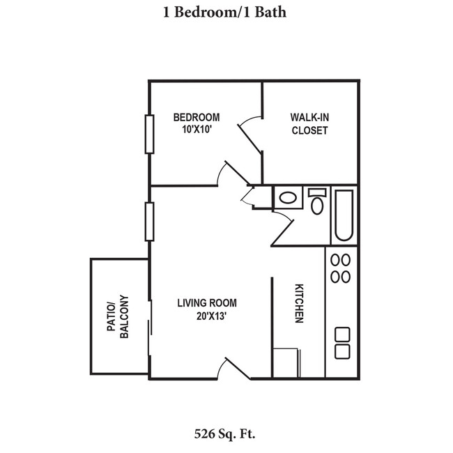 Floorplan - Crown Station Apartments