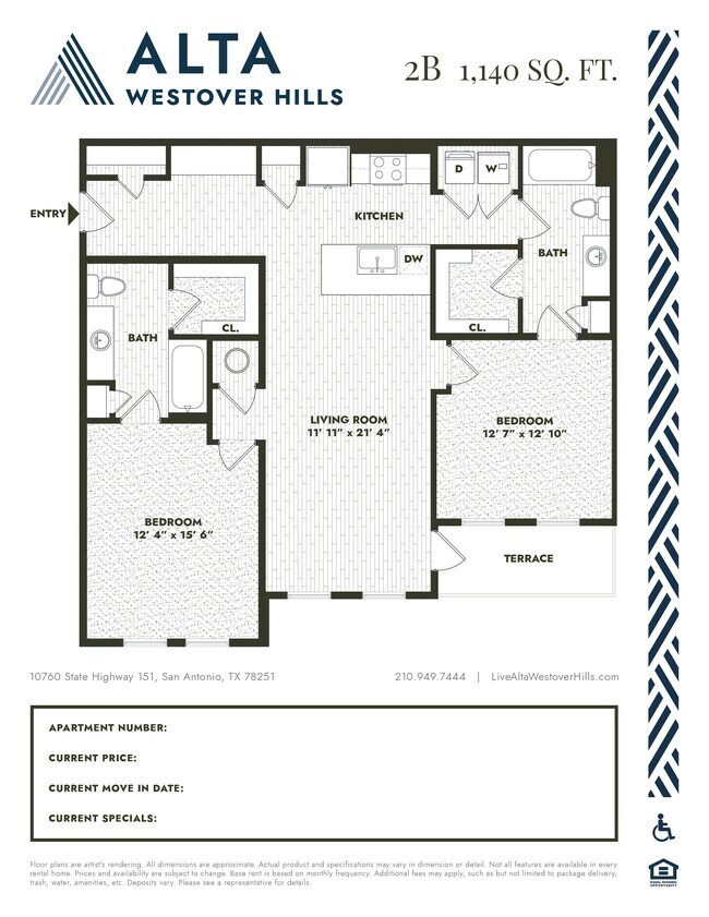 Floorplan - Alta Westover Hills