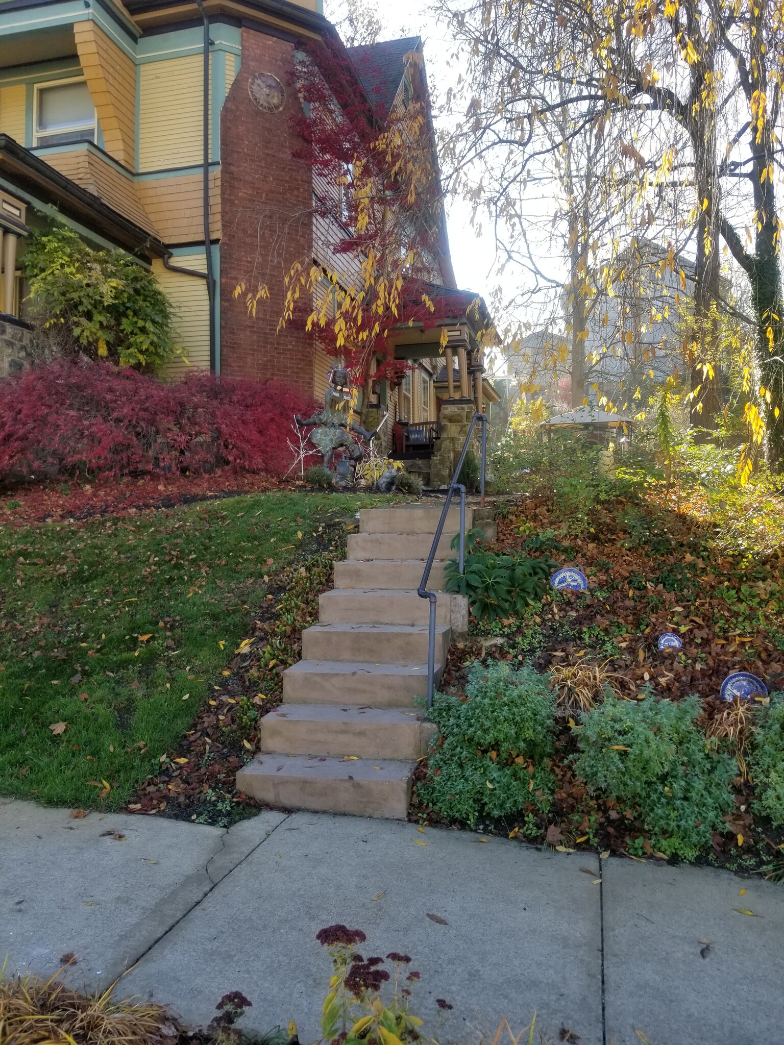 Stairs to private entrance - 176 E Linn St