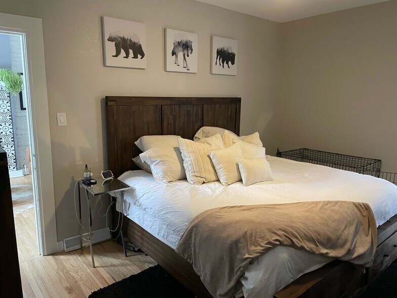 Bedroom #1 - king bed - 2119 S Sherman St
