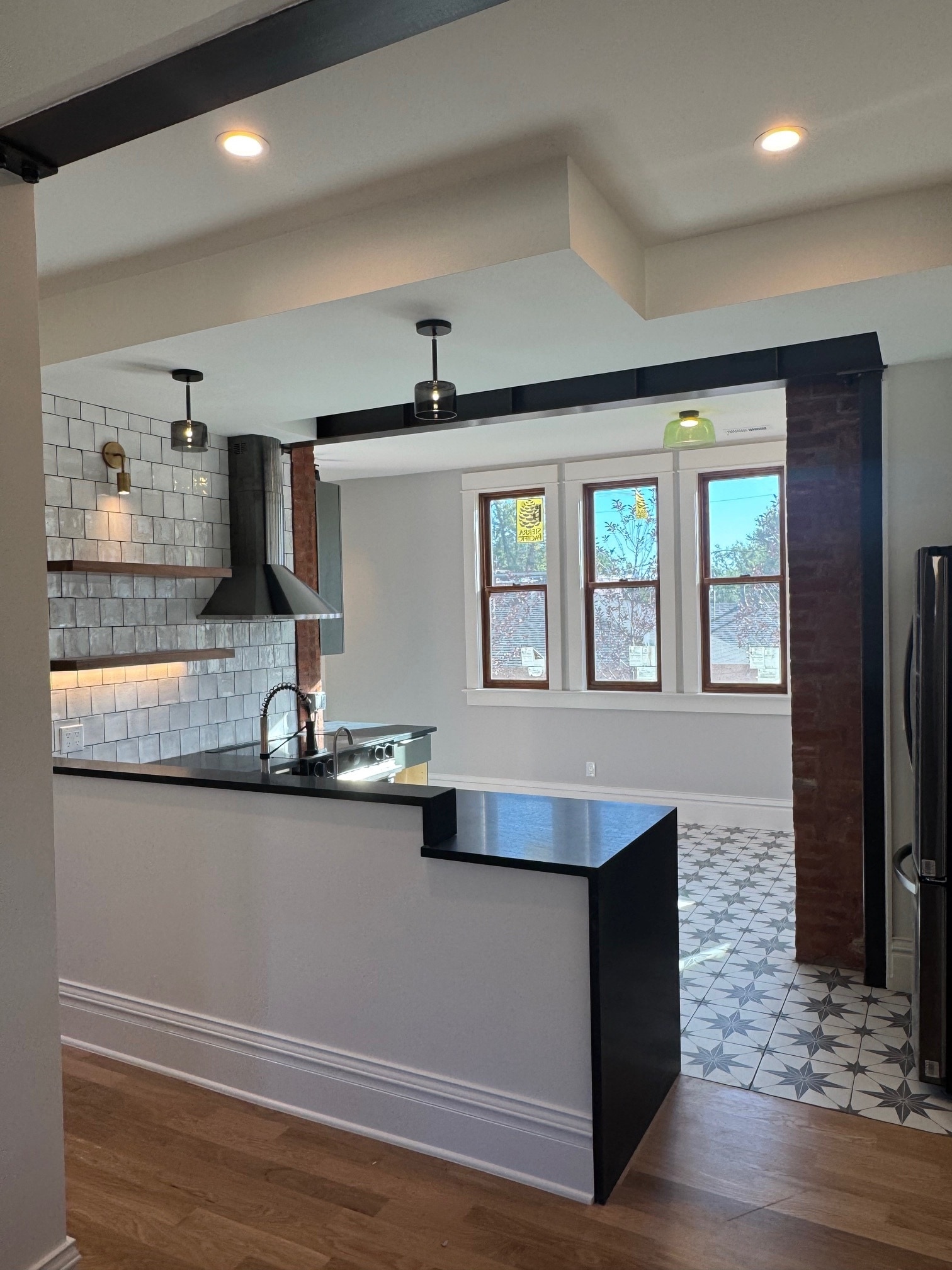 Kitchen from living room - 2635 W 33rd Ave