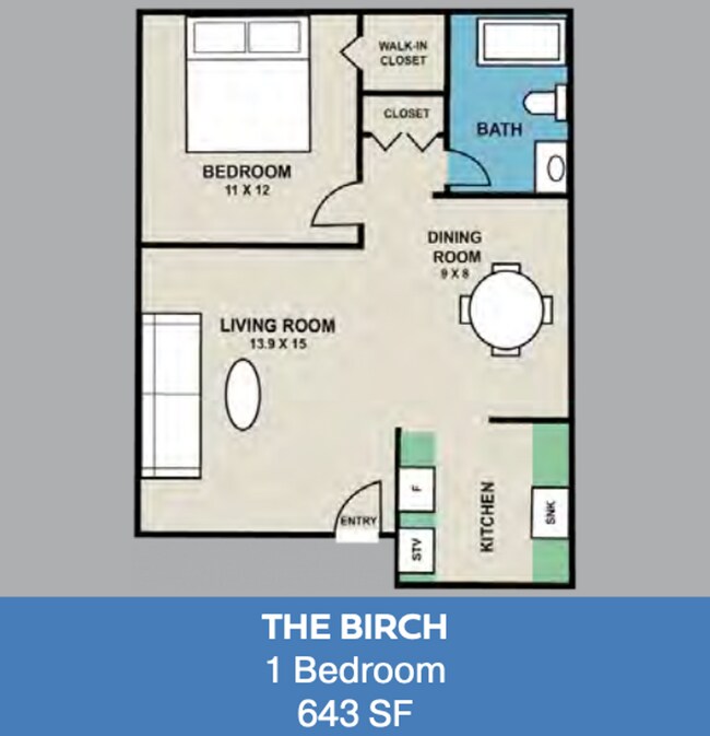 Floorplan - Pinebrook Apartment Homes