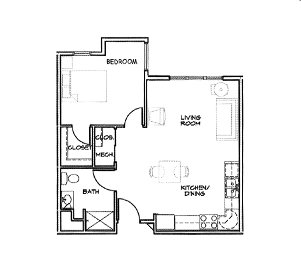 Unit 1 - Southview Senior Apartments