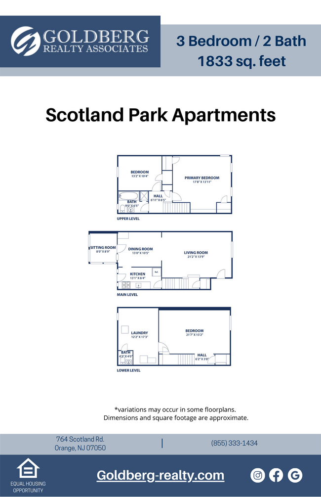 Floorplan - Scotland Park Townhomes