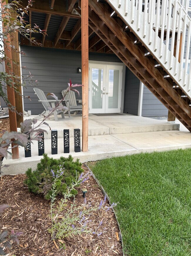 Landscaped yard - 5383 Homeward Dr