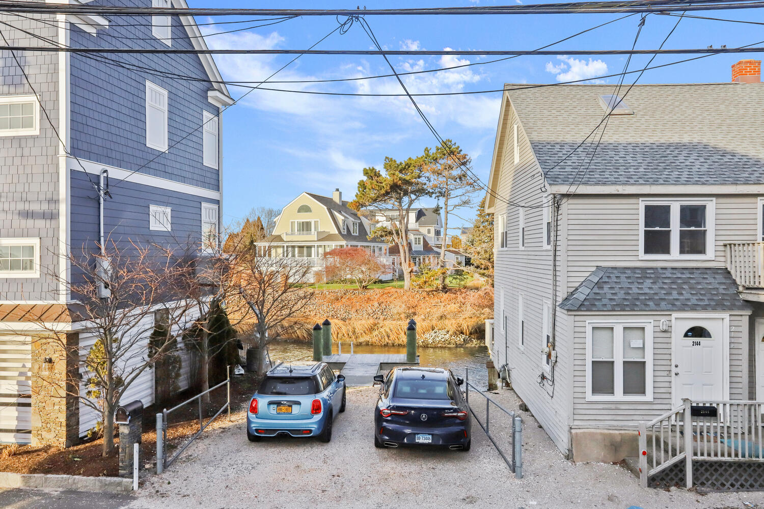 boat dock and parking across the street - 2149 Fairfield Beach Rd