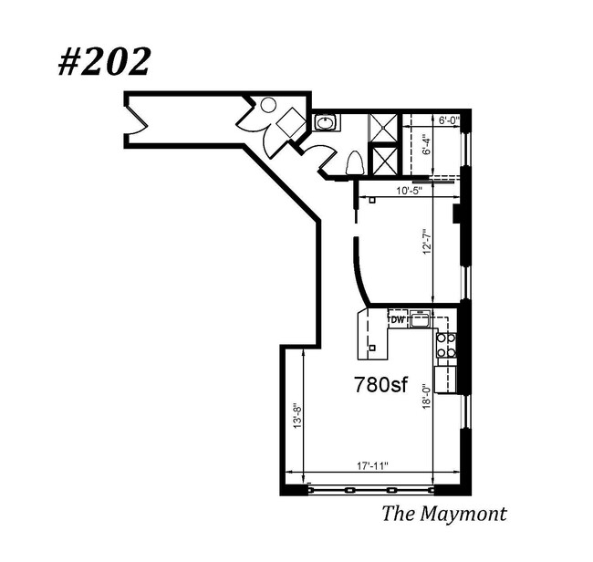 Floorplan - Landmark at 1700 Apartments