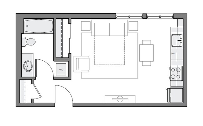 Floorplan - CRN Crane Interbay Apartments