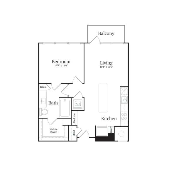 Floorplan - Vance at Bishop Union