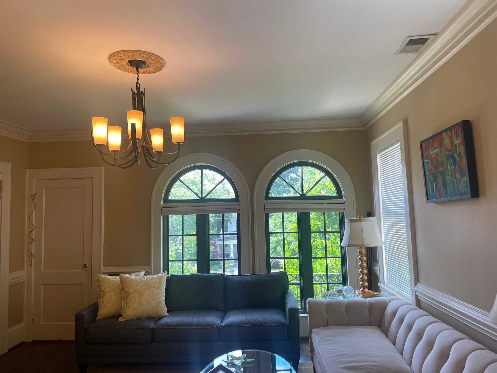 front view of living room - 418 Clement Ave