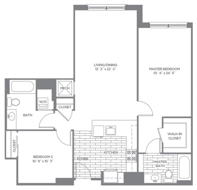 Floorplan - The Asher