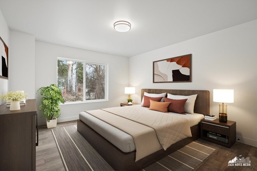 Main BR - upstairs/staged - 1493 W 40th Ave