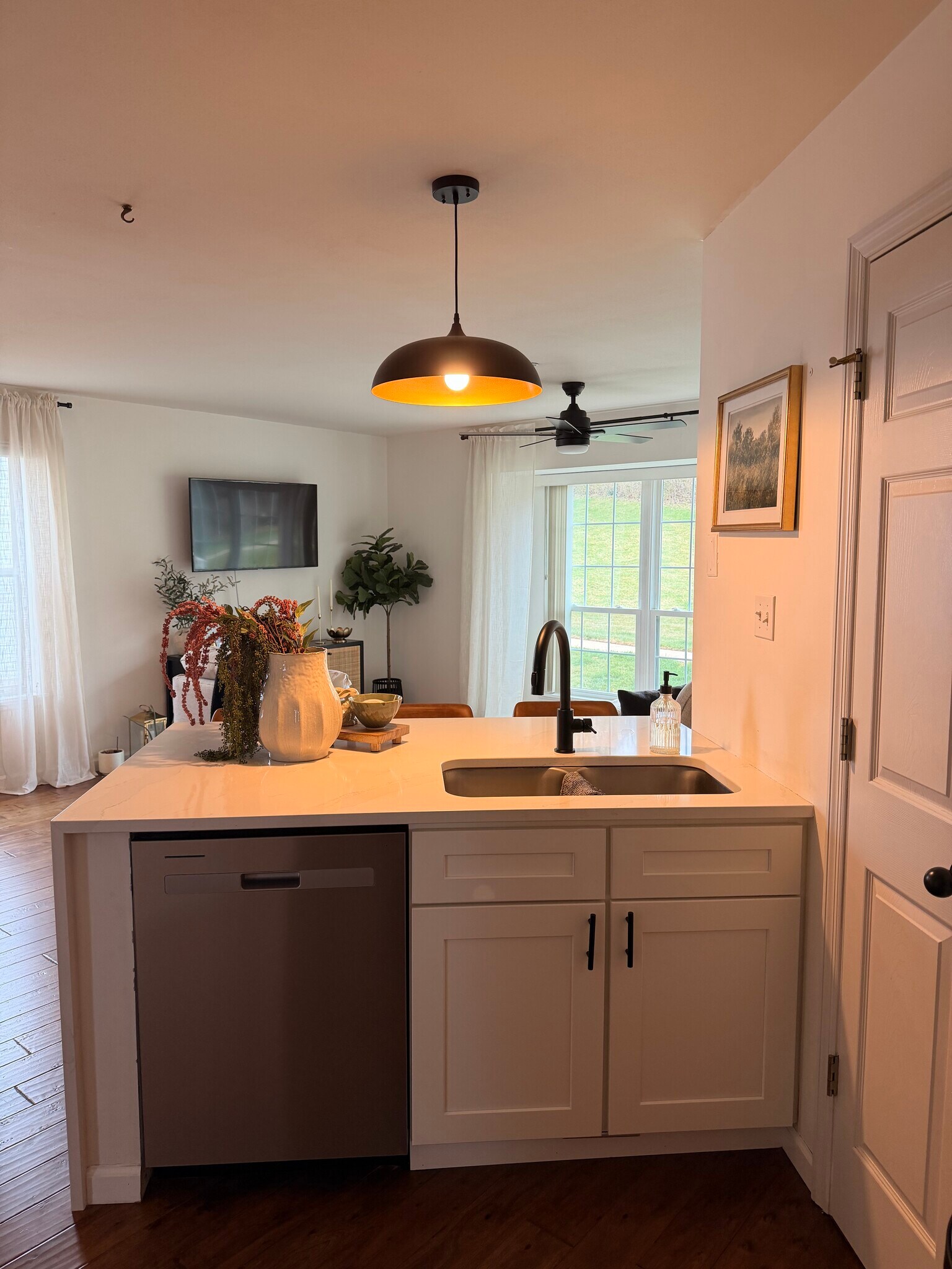 Kitchen Island - Updated dishwasher - 1609 Forest Springs Ln