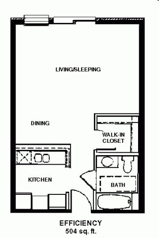 Studio - Gateway Terrace Apartments