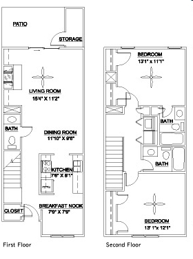 2BR/3BA - Lenox East