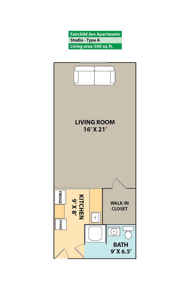 Floorplan - Fairchild Apartments